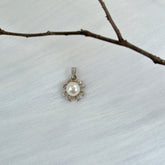 Flowery Pearl Silver 925 Pendant