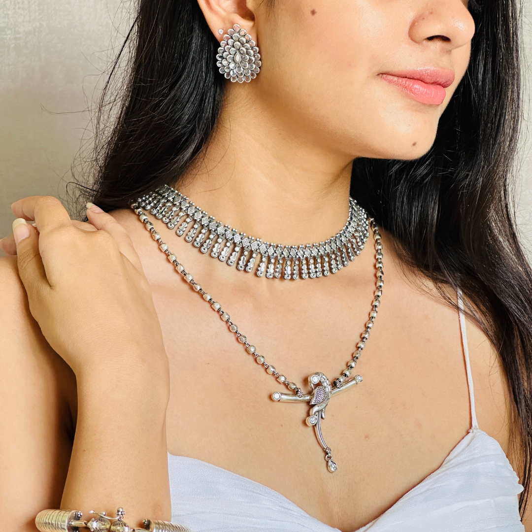 Charmika Silver 925 Necklace