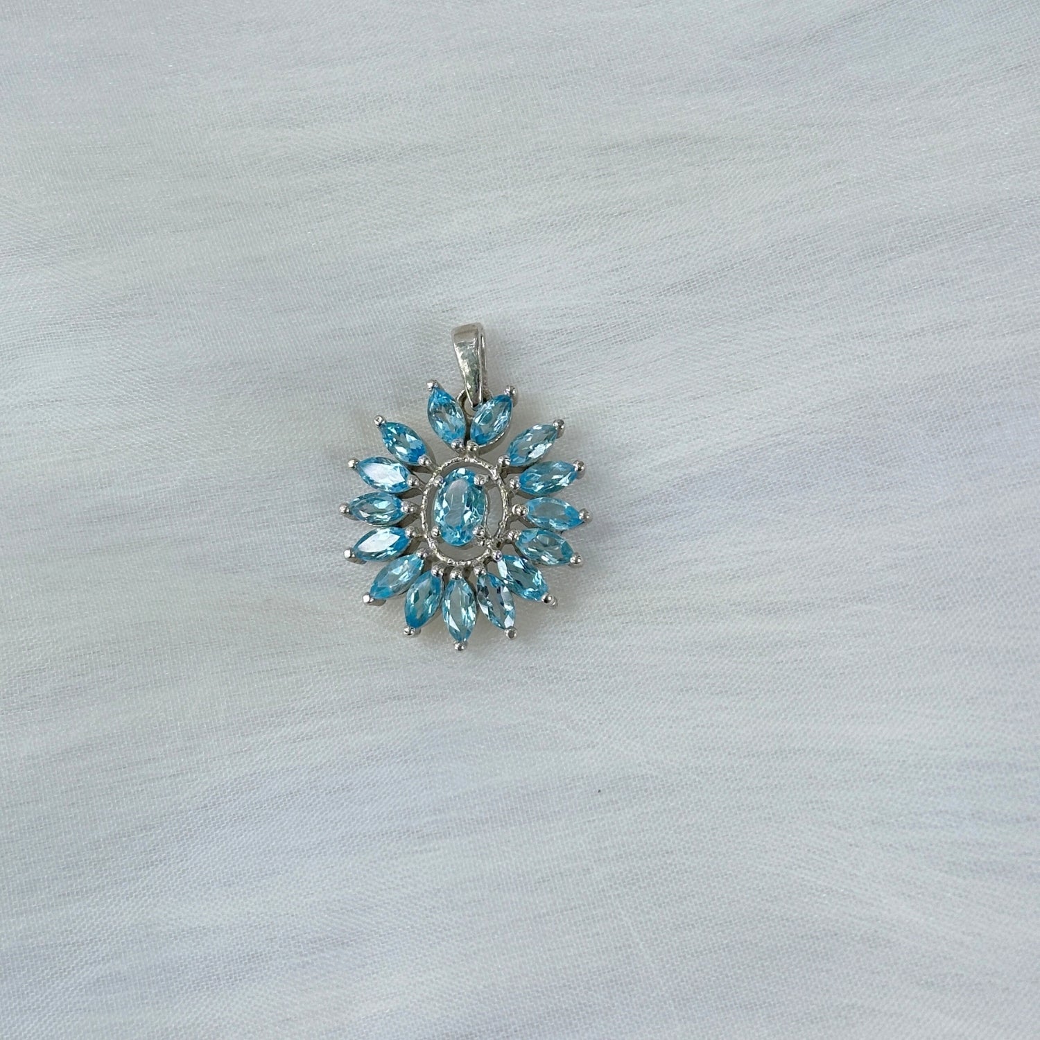 Valentina Multistone Silver 925 Pendant