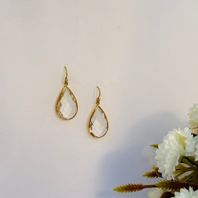 Crystal 18KT Gold Earrings