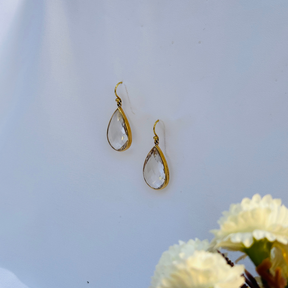 Crystal 18KT Gold Earrings