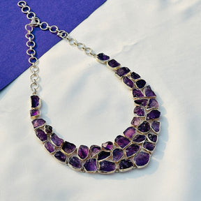 Falak Amethyst Silver 925 Necklace