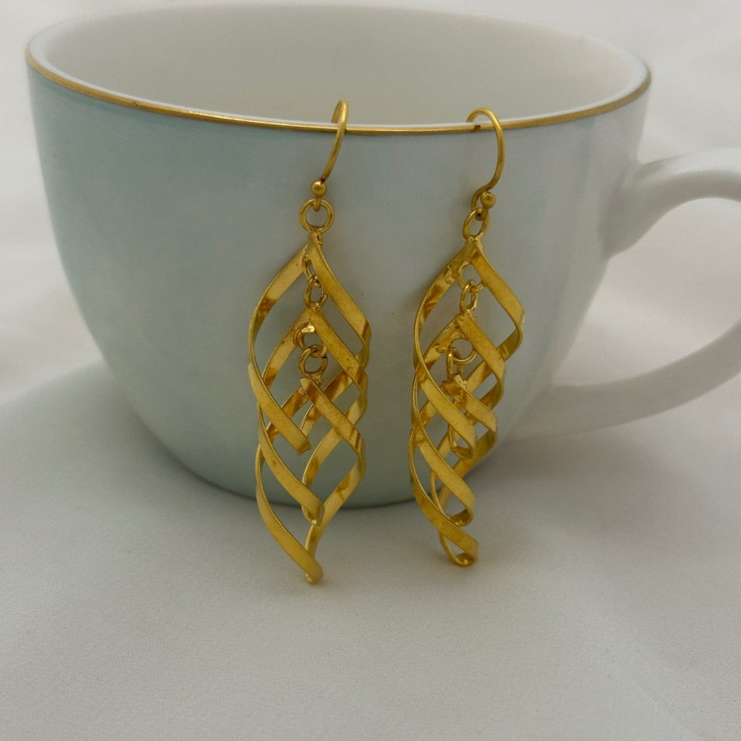 Hope Gold Plated Silver 925 Earrings