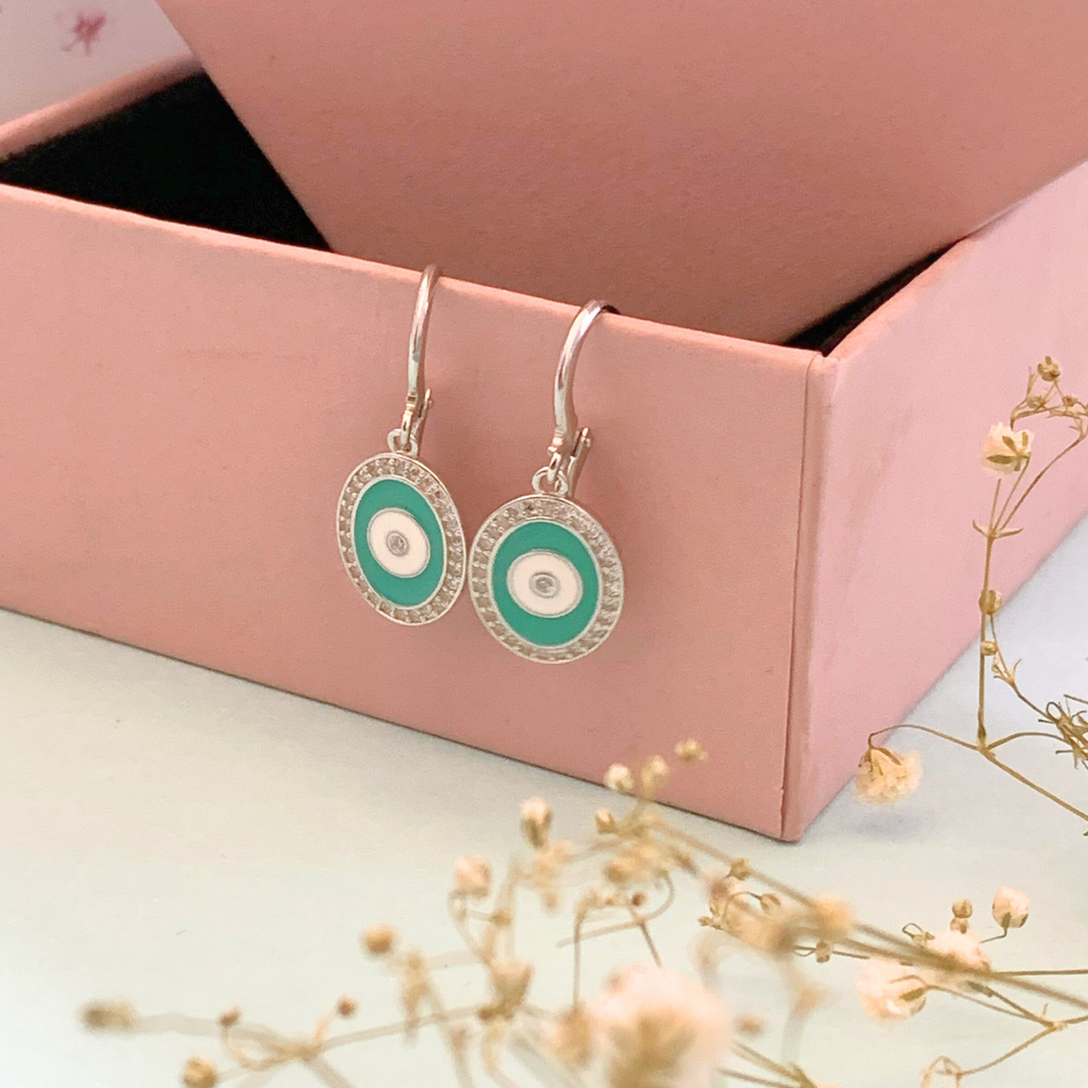 Driz Evil Eye Silver 925 Earrings