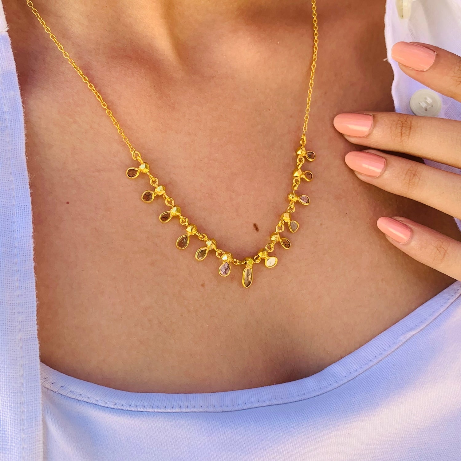 Vanna Traditional Gold Plated Necklace