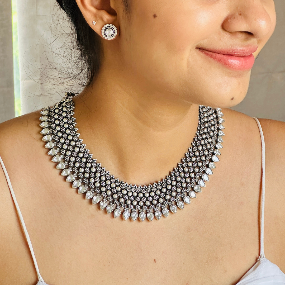 Charudatta Silver 925 Necklace