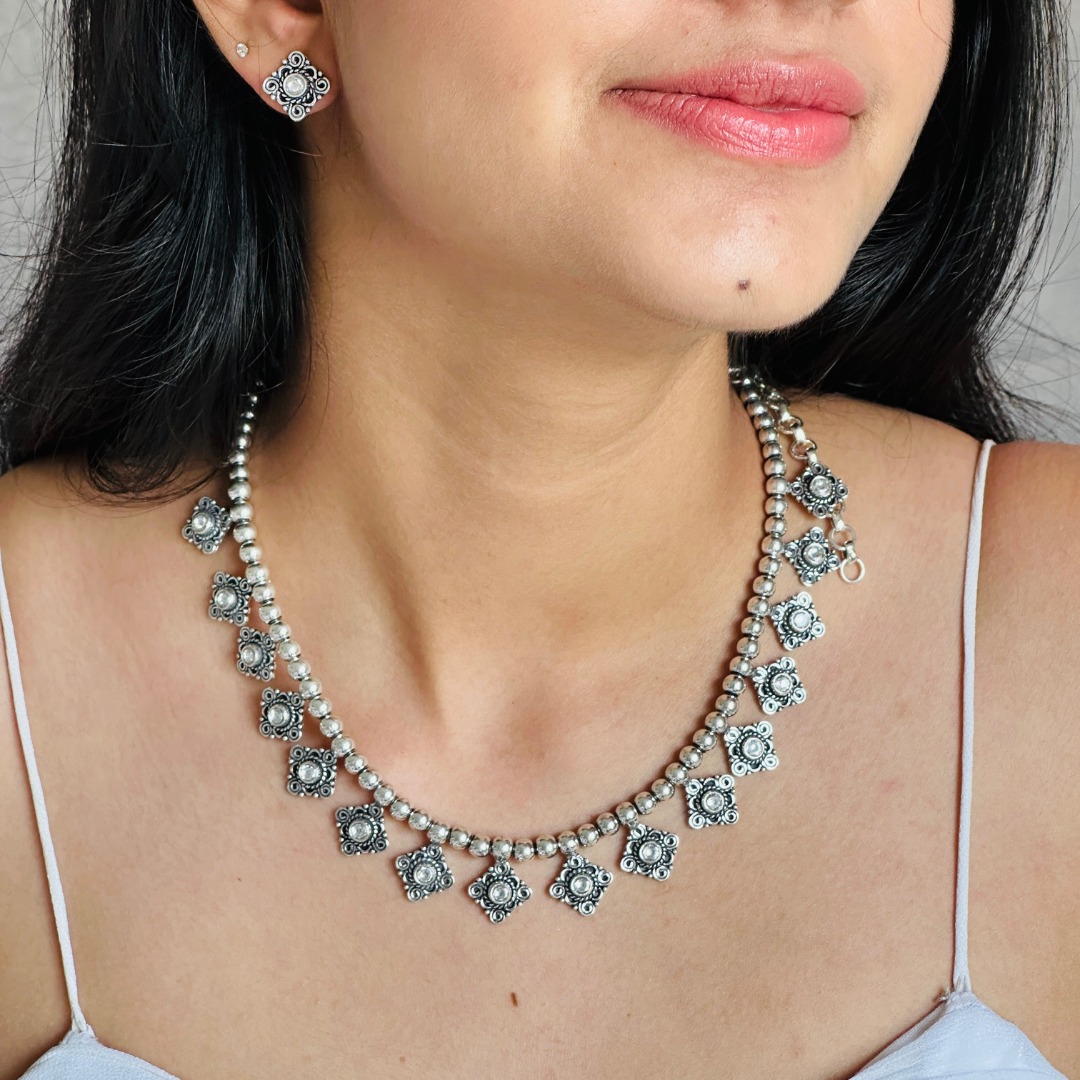 Chintamani Silver 925 Necklace