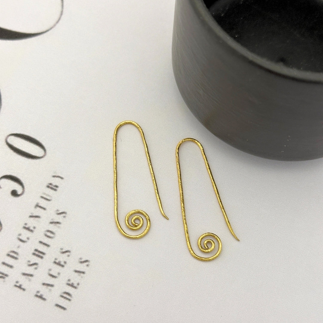 Welsey Gold Plated Silver 925 Earrings