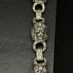 Lion Silver 925 Men's Bracelet