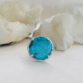 Daria Turquoise Silver Ring