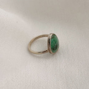 Vienna Silver 925 Emerald Ring