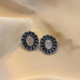 Iksula Rainbow Moonstone Silver 925 Studs