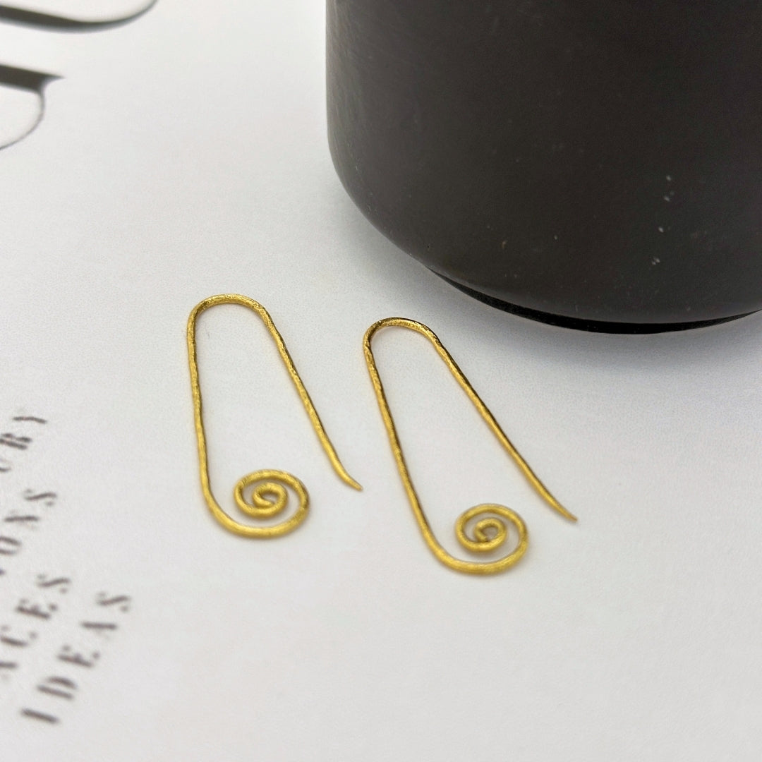 Welsey Gold Plated Silver 925 Earrings