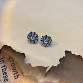 Silver 925 Studs Festive Earrings