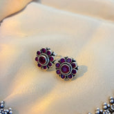 Festive earrings Silver 925 Studs