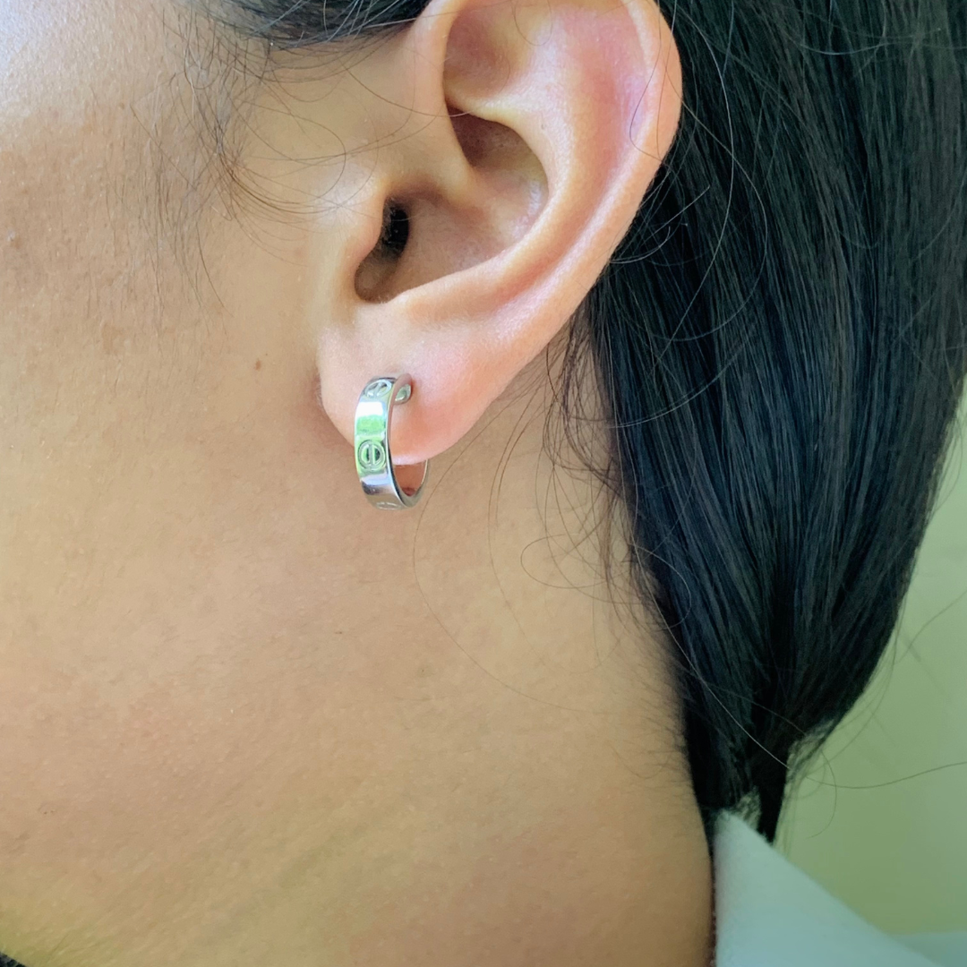 Zain Silver 925 Hoops