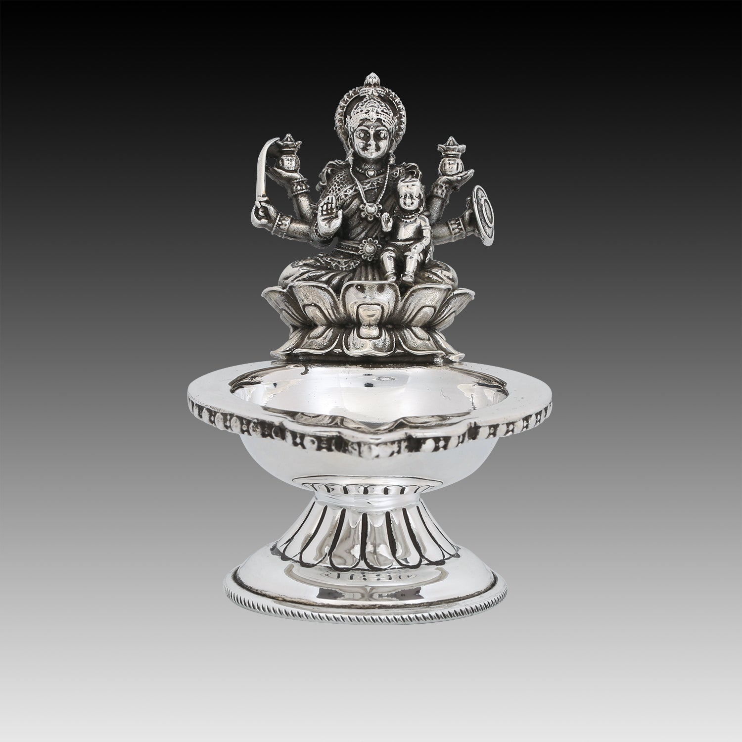 Chakrika Silver Diya