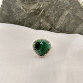 Tenzo Silver 925 Emerald Ring