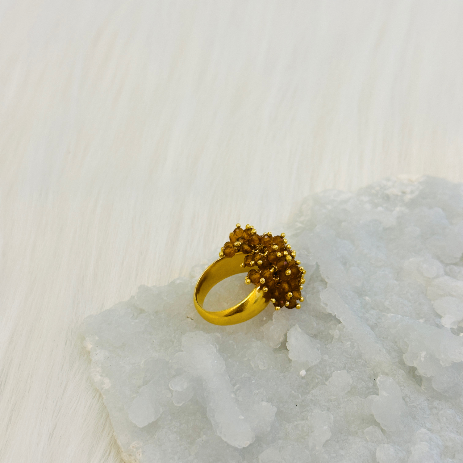 Warm Hues Beads Ring