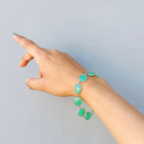 Jenny Green Chalcedony Bracelet