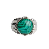 Enchanting malachite ring