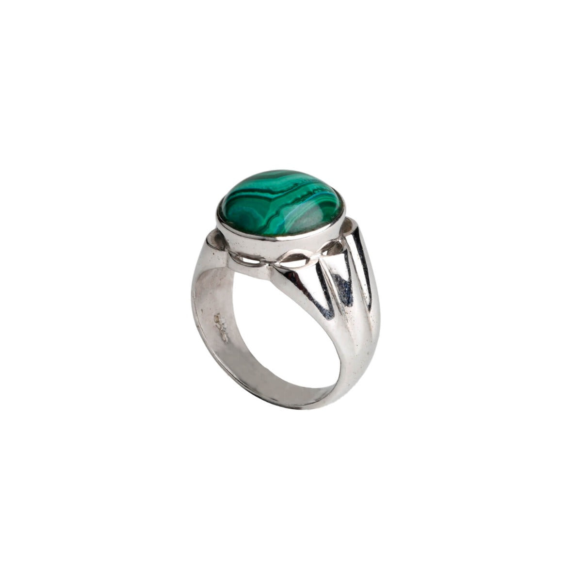 Enchanting malachite ring