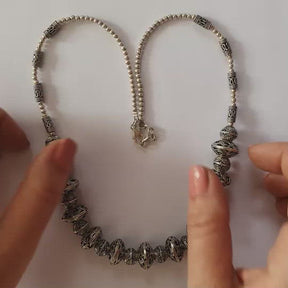 Blithe Silver Necklace