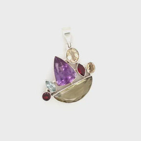 Talon Multi Stone Pendant