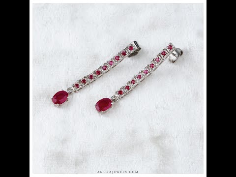  buy ruby earrings