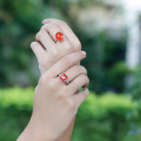  carnelian ring