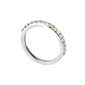  diamond silver ring