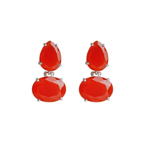 Carnelian earrings