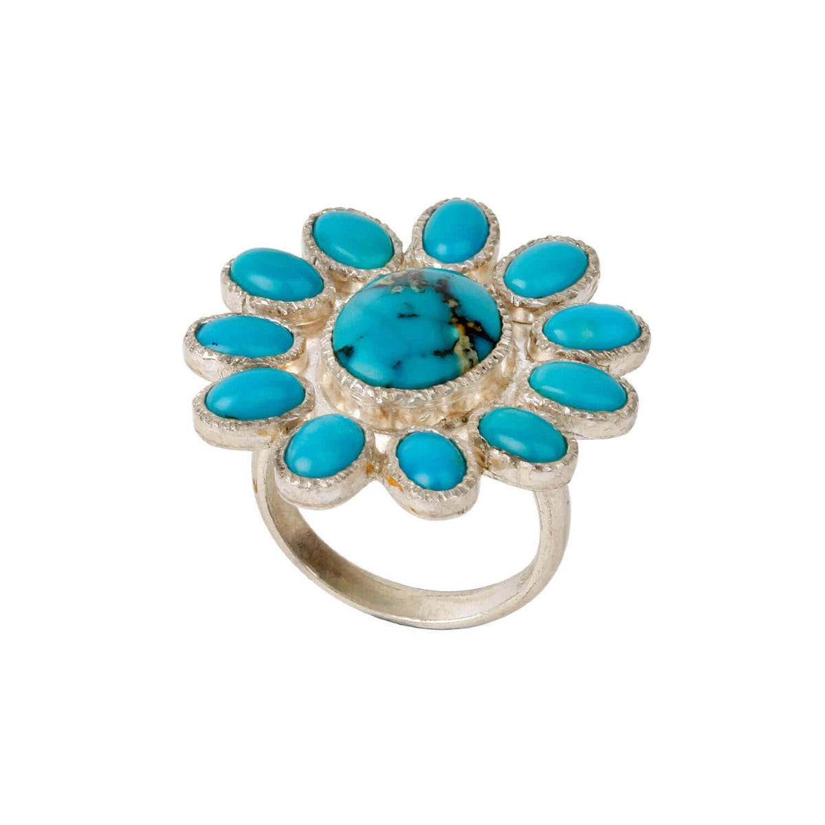 Turquoise sterling silver ring