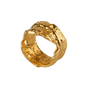  18K goldplated silver ring