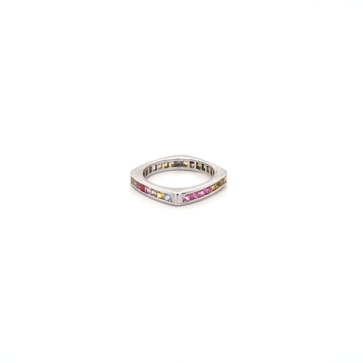 Axel Multi Gemstones silver ring