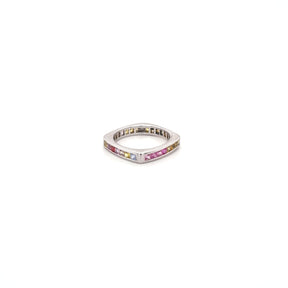 Axel Multi Gemstones silver ring