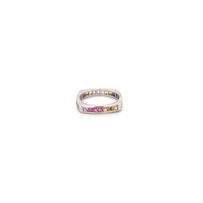 Axel Multi Gemstones silver 925 ring